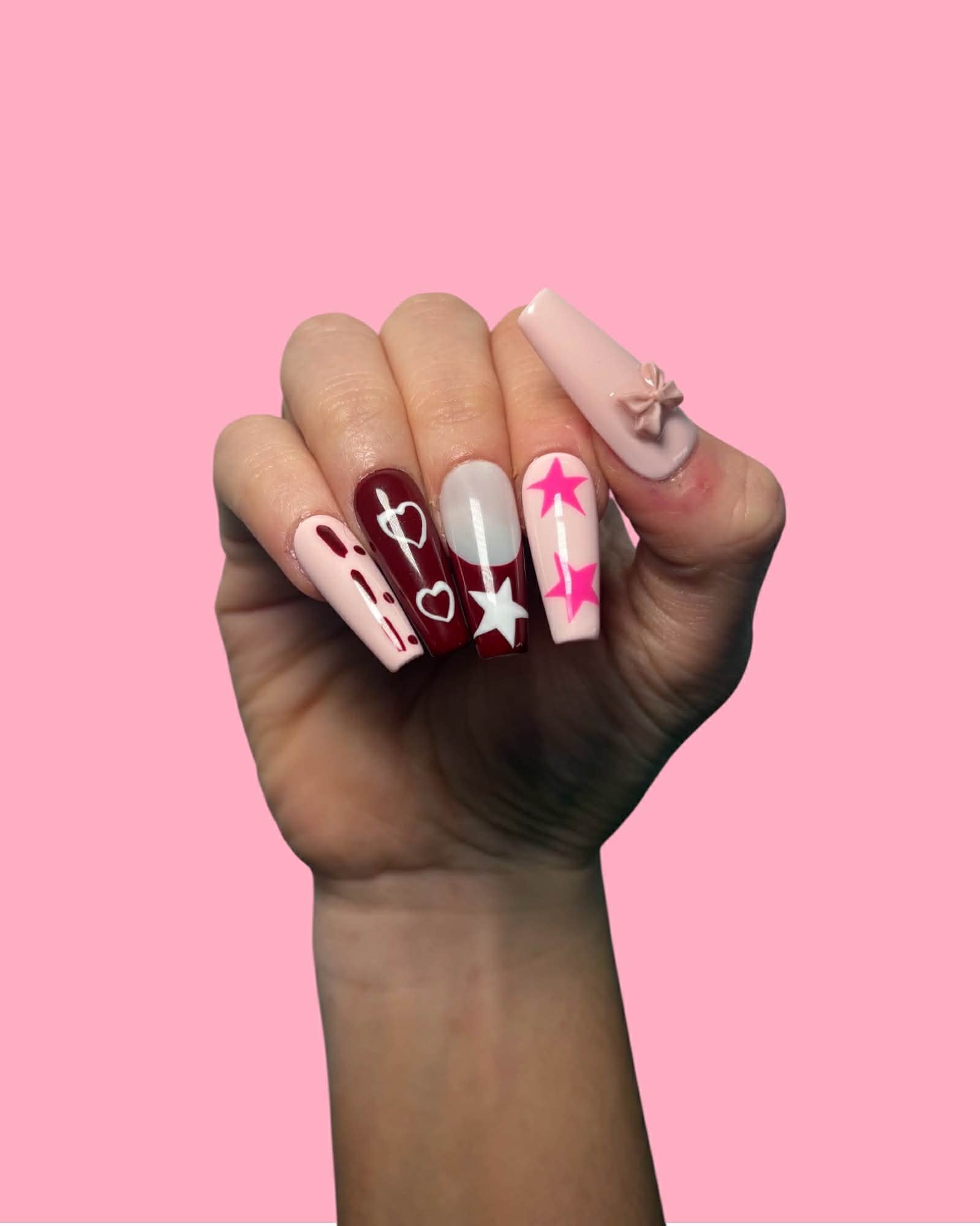 Blush & Burgundy