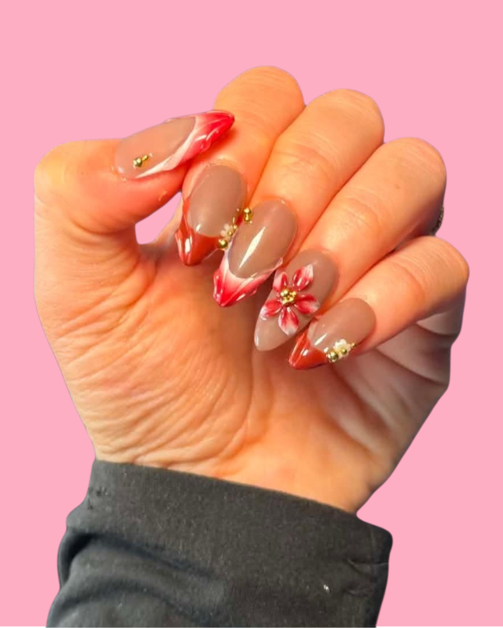 Crimson Petal Elegance