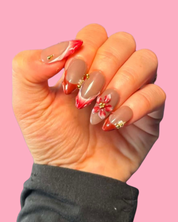 Crimson Petal Elegance
